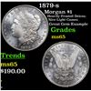 Image 1 : 1879-s Morgan Dollar $1 Grades GEM Unc