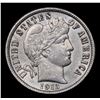 Image 2 : 1913-p Barber Dime 10c Grades BU+
