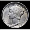 Image 2 : 1917-p Mercury Dime 10c Grades Select Unc FSB