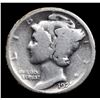 Image 2 : 1921-p Mercury Dime 10c Grades g, good