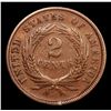 Image 3 : 1865 Two Cent Piece 2c Grades vf++