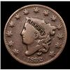 Image 2 : 1832 N-1 Coronet Head Large Cent 1c Grades f+