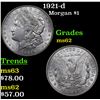 Image 1 : 1921-d Morgan Dollar $1 Grades Select Unc