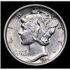 Image 2 : 1924-p Mercury Dime 10c Grades Choice AU