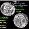 Image 1 : 1929-s Mercury Dime 10c Grades Choice Unc