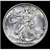 Image 2 : 1934-p Walking Liberty Half Dollar 50c Grades Choice+ Unc