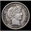 Image 2 : 1914-d Barber Dime 10c Grades vf++