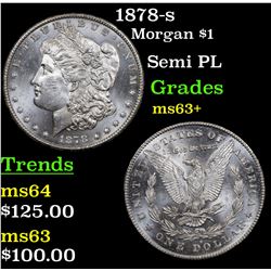 1878-s Morgan Dollar $1 Grades Select+ Unc