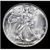 Image 2 : 1946-p Walking Liberty Half Dollar 50c Grades Choice+ Unc