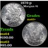 Image 1 : 1879-p Morgan Dollar $1 Grades Select+ Unc