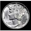 Image 2 : 1940-p Mercury Dime 10c Grades Select Unc+ FSB