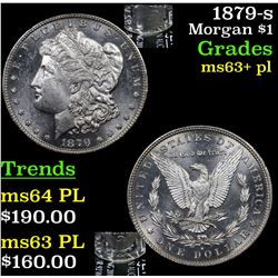 1879-s Morgan Dollar $1 Grades Select Unc+ PL