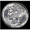 Image 2 : 1936-p Mercury Dime 10c Grades Choice Unc+ FSB