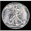 Image 2 : 1944-d Walking Liberty Half Dollar 50c Grades Select+ Unc