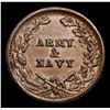 Image 3 : 1863 Turban Liberty Civil War Token 1c Grades Select AU
