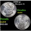 Image 1 : 1886-p Morgan Dollar $1 Grades Choice Unc