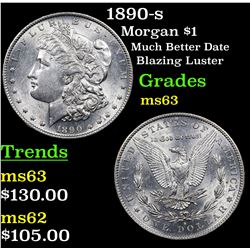 1890-s Morgan Dollar $1 Grades Select Unc