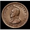Image 2 : (1863 Now and Forever Andrew Jackson F-135/441 Civil War Token 1c Grades AU, Almost Unc