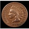 Image 2 : 1869 Indian Cent 1c Grades vf, very fine
