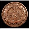 Image 3 : 1869 Indian Cent 1c Grades vf, very fine