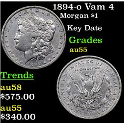 1894-o Vam 4 Morgan Dollar $1 Grades Choice AU