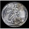 Image 2 : 1939-p Walking Liberty Half Dollar 50c Grades Choice Unc