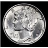 Image 2 : 1936-p Mercury Dime 10c Grades Choice Unc+ FSB