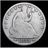 Image 2 : 1854-p Seated Half Dollar 50c Grades vg+