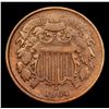 Image 2 : 1864 Two Cent Piece 2c Grades vf+