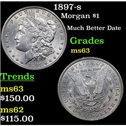 1897-s Morgan Dollar $1 Grades Select Unc