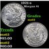 Image 1 : 1921-s Morgan Dollar $1 Grades Select Unc