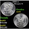 Image 1 : 1881-s Morgan Dollar $1 Grades Select Unc