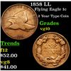 Image 1 : 1858 LL Flying Eagle Cent 1c Grades vg+