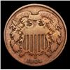 Image 2 : 1864 Two Cent Piece 2c Grades f+