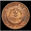 Image 3 : 1864 Two Cent Piece 2c Grades f+