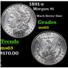 Image 1 : 1891-s Morgan Dollar $1 Grades Select Unc