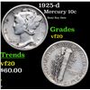 Image 1 : 1925-d Mercury Dime 10c Grades vf, very fine