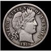 Image 2 : 1911-p Barber Dime 10c Grades vf++
