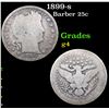 Image 1 : 1899-s Barber Quarter 25c Grades g, good