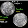 Image 1 : 1901-o Morgan Dollar $1 Grades Choice Unc