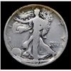 Image 2 : 1921-p Walking Liberty Half Dollar 50c Grades vg+