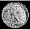 Image 3 : 1943-p Walking Liberty Half Dollar 50c Grades Choice Unc