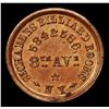 Image 3 : 1863 Indian NY F-630BT-1a R3 Civil War Token 1c Grades Select Unc RB