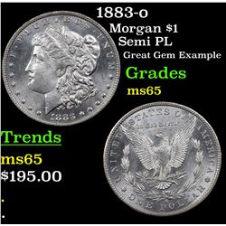 1883-o Morgan Dollar $1 Grades GEM Unc