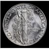 Image 3 : 1944-d Mercury Dime 10c Grades GEM FSB