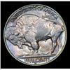 Image 3 : 1938-d Rainbow Toned Buffalo Nickel 5c Grades Choice+ Unc