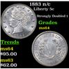 Image 1 : 1883 n/c Liberty Nickel 5c Grades Choice Unc