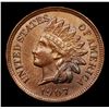 Image 2 : 1907 Indian Cent 1c Grades Choice AU/BU Slider
