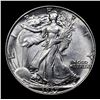 Image 2 : 1937-p Walking Liberty Half Dollar 50c Grades Select Unc