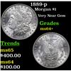 Image 1 : 1889-p Morgan Dollar $1 Grades Choice+ Unc